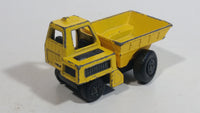 Vintage 1976 Matchbox Lesney Superfast Site Dumper Truck Yellow No. 26 Die Cast Toy Car Construction Equipment Machinery Vehicle - Made in England