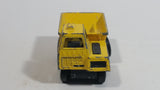 Vintage 1976 Matchbox Lesney Superfast Site Dumper Truck Yellow No. 26 Die Cast Toy Car Construction Equipment Machinery Vehicle - Made in England