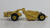 Vintage 1968 Mini Dinky Meccano No. 98 Michigan Scraper Yellow Die Cast Toy Car Construction Vehicle Made in Hong Kong