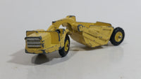 Vintage 1968 Mini Dinky Meccano No. 98 Michigan Scraper Yellow Die Cast Toy Car Construction Vehicle Made in Hong Kong