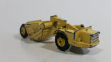 Vintage 1968 Mini Dinky Meccano No. 98 Michigan Scraper Yellow Die Cast Toy Car Construction Vehicle Made in Hong Kong