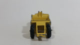 Vintage 1968 Mini Dinky Meccano No. 98 Michigan Scraper Yellow Die Cast Toy Car Construction Vehicle Made in Hong Kong