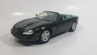 Maisto Jaguar XK8 Convertible Dark Green 1/18 Scale Die Cast Toy Car Vehicle with Opening Doors, Hood, and Trunk - Broken Wipers