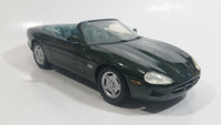 Maisto Jaguar XK8 Convertible Dark Green 1/18 Scale Die Cast Toy Car Vehicle with Opening Doors, Hood, and Trunk - Broken Wipers