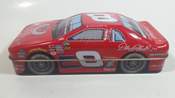 2006 Palmers Double Crisp Dale Earnhardt #8 Chevrolet Nascar Race Car Shaped Tin Collectible #0794840 - Empty