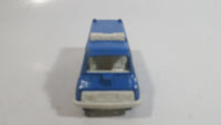 Vintage Tootsietoys Police S.W.A.T. Van Blue Plastic and Die Cast Toy Car Vehicle