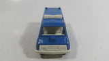 Vintage Tootsietoys Police S.W.A.T. Van Blue Plastic and Die Cast Toy Car Vehicle