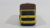 1980s Majorette Mercedes Betaillere Yellow Brown Animal Truck 1/100 Scale Die Cast Toy Car Vehicle