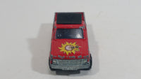 Vintage Majorette Coca-Cola Coke Camping Car Truck Red Die Cast Toy Car Vehicle No. 278 1/60 Scale