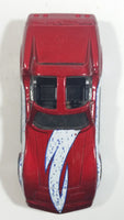 1998 Matchbox Street Cruisers Chevrolet Corvette T-Roof Dark Red Maroon Die Cast Toy Car Vehicle