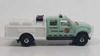 2012 Matchbox MBX National Park Ford F-550 Super Duty Mint Green and White Die Cast Toy Car Vehicle