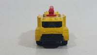 2012 Matchbox Airport Ground Crew Airport Fire Tanker Truck Yellow Die Cast Toy Car Emergency Vehicle