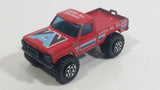 1985 to 1989 Matchbox 4x4 Mini Pick Up Truck "Aspen Ski Holidays" Die Cast Toy Car Vehicle