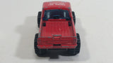 1985 to 1989 Matchbox 4x4 Mini Pick Up Truck "Aspen Ski Holidays" Die Cast Toy Car Vehicle