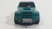 1999 Hot Wheels 4x4 Bending Green Truck Die Cast Toy Car Vehicle with Opening Hood