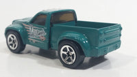 1999 Hot Wheels 4x4 Bending Green Truck Die Cast Toy Car Vehicle with Opening Hood