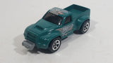 1999 Hot Wheels 4x4 Bending Green Truck Die Cast Toy Car Vehicle with Opening Hood