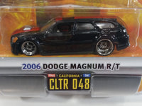 2006 Jada Big Time Muscle 2006 Dodge Magnum R/T Black Die Cast Toy Car 1:64 Scale New In Package