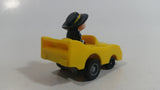 1988 McDonald's Turbo Macs The Hamburglar Yellow Toy Pull Back Friction Motorized Plastic Toy Car Vehicle - Happy Meals