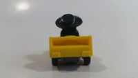 1988 McDonald's Turbo Macs The Hamburglar Yellow Toy Pull Back Friction Motorized Plastic Toy Car Vehicle - Happy Meals