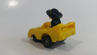 1988 McDonald's Turbo Macs The Hamburglar Yellow Toy Pull Back Friction Motorized Plastic Toy Car Vehicle - Happy Meals