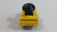 1988 McDonald's Turbo Macs The Hamburglar Yellow Toy Pull Back Friction Motorized Plastic Toy Car Vehicle - Happy Meals