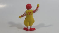 Vintage 1985 McDonald's Ronald McDonald Clown Waving PVC Toy Figure - 2 3/4" Tall