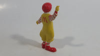 Vintage 1985 McDonald's Ronald McDonald Clown Waving PVC Toy Figure - 2 3/4" Tall