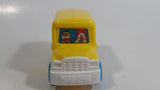 1996 Fisher Price McDonald's Characters Yellow School Bus Toy Plastic Toy Car Vehicle