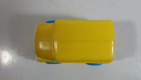 1996 Fisher Price McDonald's Characters Yellow School Bus Toy Plastic Toy Car Vehicle