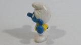 1980s Peyo Applause Snappy Smurf in Yellow Shirt 1 7/8" Tall Toy Figure