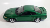 Maisto 1999 Ford Mustang GT 1/18 Scale Green Die Cast Toy Car Vehicle with Opening Doors, Hood, and Trunk