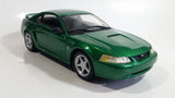 Maisto 1999 Ford Mustang GT 1/18 Scale Green Die Cast Toy Car Vehicle with Opening Doors, Hood, and Trunk