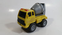 Unknown Brand Yellow and Grey Cement Mixer Truck Toy Car Construction Equipment Vehicle