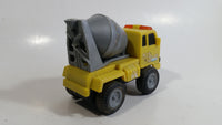 Unknown Brand Yellow and Grey Cement Mixer Truck Toy Car Construction Equipment Vehicle