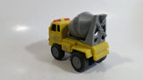 Unknown Brand Yellow and Grey Cement Mixer Truck Toy Car Construction Equipment Vehicle