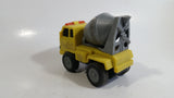 Unknown Brand Yellow and Grey Cement Mixer Truck Toy Car Construction Equipment Vehicle