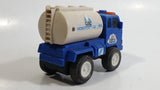 Unknown Brand Blue and Grey City Service Oil Fuel Tanker Truck Toy Car Vehicle