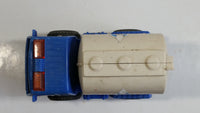 Unknown Brand Blue and Grey City Service Oil Fuel Tanker Truck Toy Car Vehicle