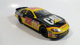 2001 Racing Champions Nascar #22 Ward Burton CAT Financial Dodge R/T Yellow and Black 1/24 Scale Die Cast Model Toy Race Car Vehicle with Opening Hood and Trunk