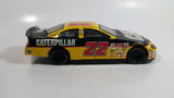 2001 Racing Champions Nascar #22 Ward Burton CAT Financial Dodge R/T Yellow and Black 1/24 Scale Die Cast Model Toy Race Car Vehicle with Opening Hood and Trunk