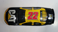 2001 Racing Champions Nascar #22 Ward Burton CAT Financial Dodge R/T Yellow and Black 1/24 Scale Die Cast Model Toy Race Car Vehicle with Opening Hood and Trunk