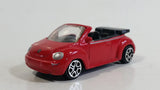 Maisto VW Volkswagen New Beetle Convertible Red Die Cast Toy Car Vehicle