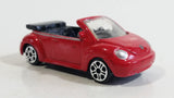 Maisto VW Volkswagen New Beetle Convertible Red Die Cast Toy Car Vehicle