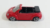 Maisto VW Volkswagen New Beetle Convertible Red Die Cast Toy Car Vehicle