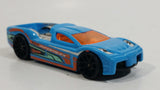 2016 Hot Wheels Hypertruck Blue Die Cast Toy Car Vehicle