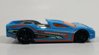 2016 Hot Wheels Hypertruck Blue Die Cast Toy Car Vehicle