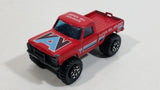 1985 to 1989 Matchbox 4x4 Mini Pick Up Truck "Aspen Ski Holidays" Die Cast Toy Car Vehicle