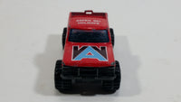 1985 to 1989 Matchbox 4x4 Mini Pick Up Truck "Aspen Ski Holidays" Die Cast Toy Car Vehicle