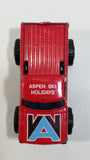 1985 to 1989 Matchbox 4x4 Mini Pick Up Truck "Aspen Ski Holidays" Die Cast Toy Car Vehicle